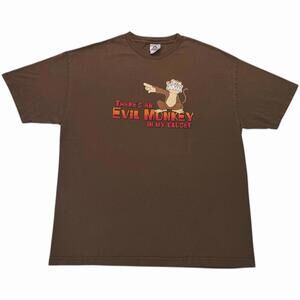 VTG Y2K 2005 Family Guy "There's an Evil Monkey in my Closet" T-Shirt AAA Tag XL